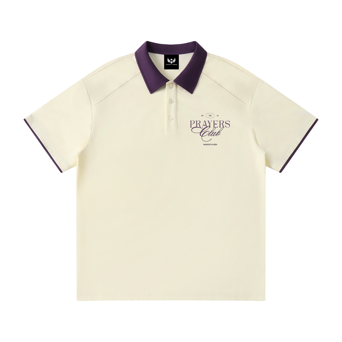 Prayer Club Raglan Polo Shirt