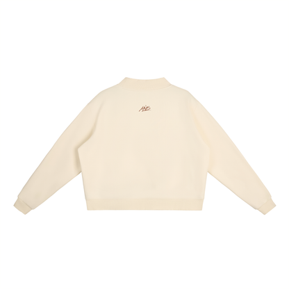 Prayers Club Mock-Neck Crew Sweatshirt