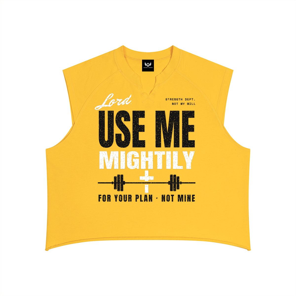 Men’s Boxy Raw Hem Tank Top