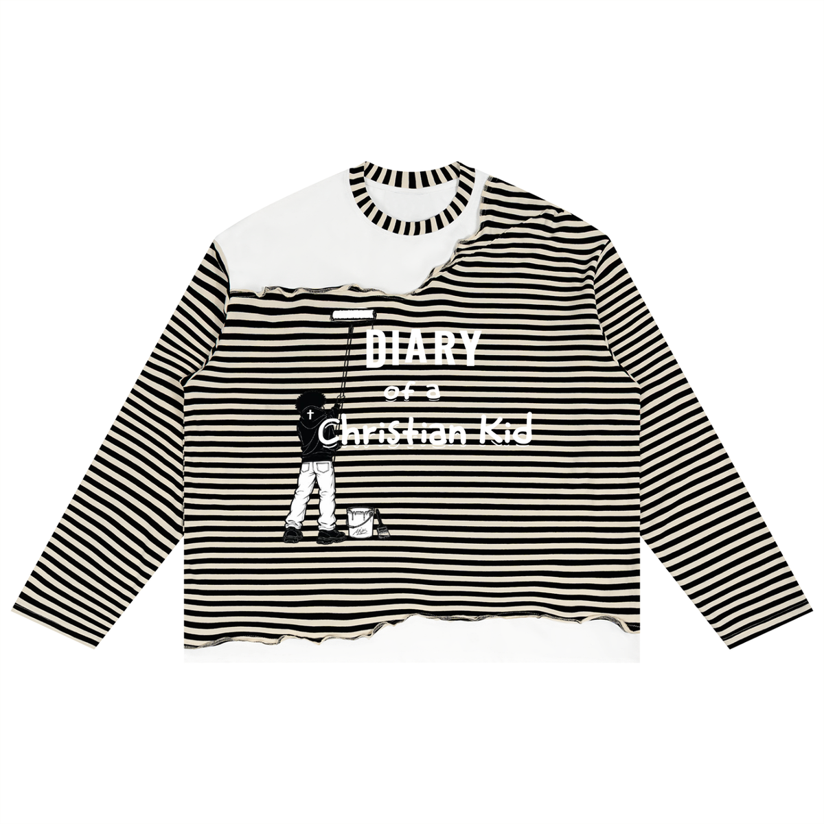 Diary of a Christian Kid Boxy Long Sleeve Tee
