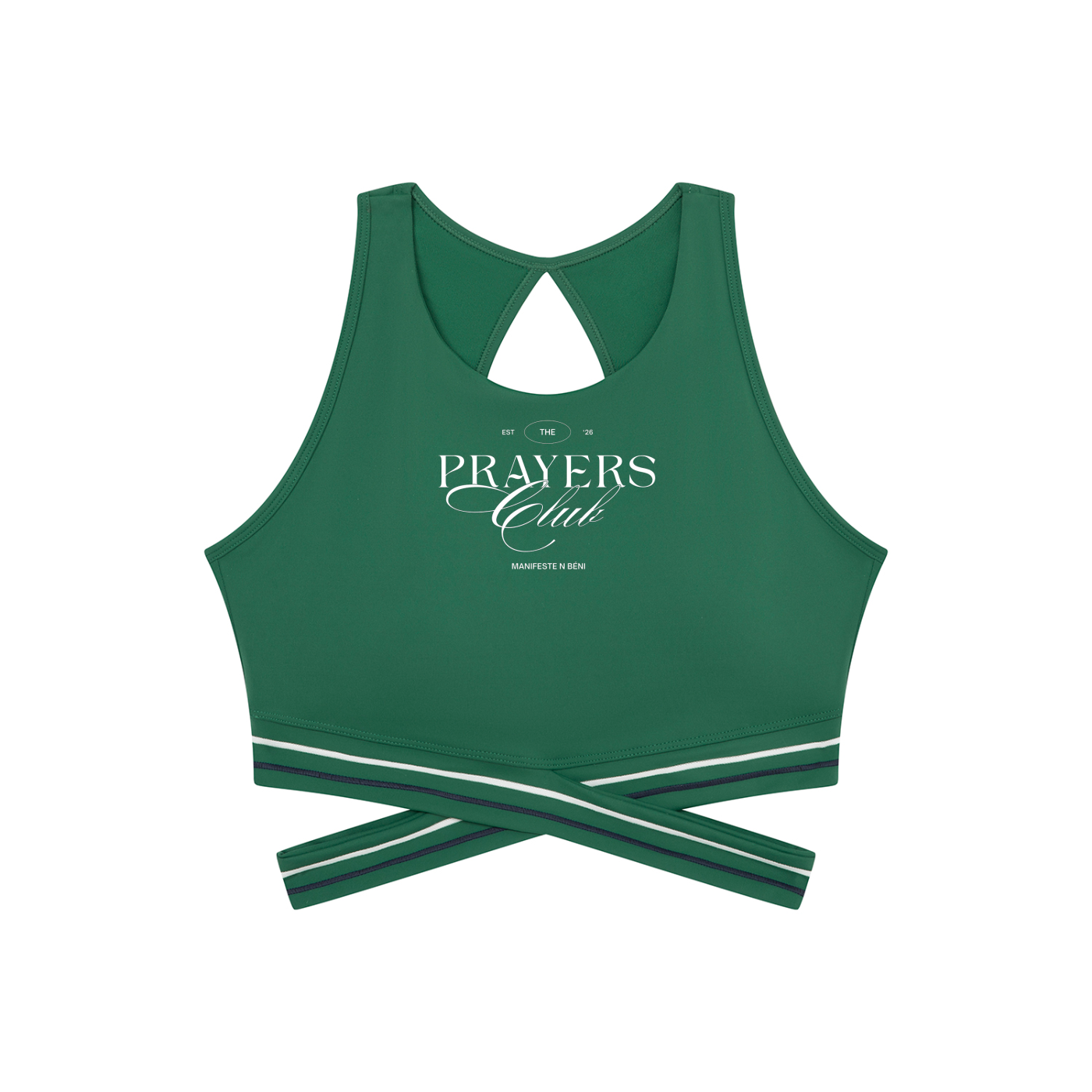 MÑB Women’s Criss-Cross Band Sports Bra