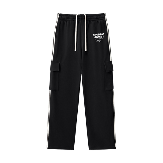 MNB Journal Side Stripe Straight-Leg Pants