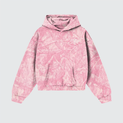 Seek:Find Heavyweight Pink Camo Fleece Hoodie