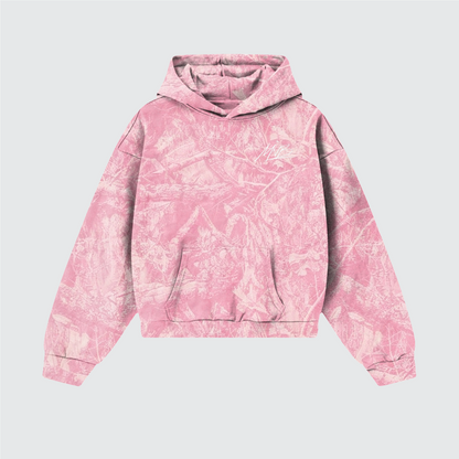 Seek:Find Heavyweight Pink Camo Fleece Hoodie