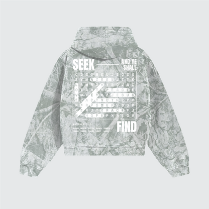 Seek:Find Heavyweight Tree Camo Fleece Hoodie