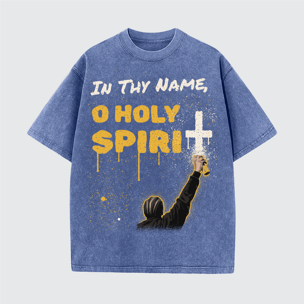 O Holy Spirit Vintage SnowWash Cotton Tee