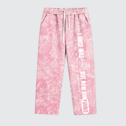 Seek:Find Heavyweight Pink Camo Fleece Sweatpants