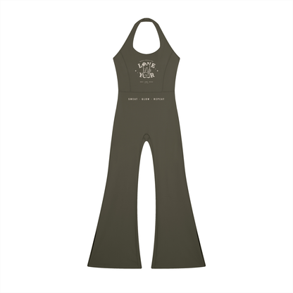 Women’s Halter Flared Jumpsuit "L.Y.L"