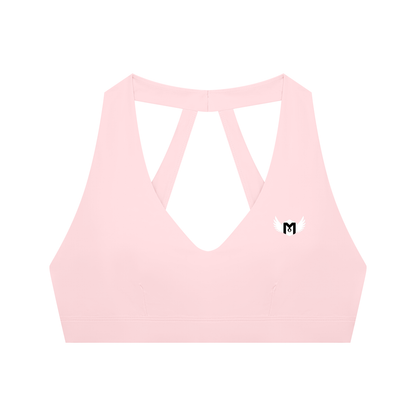 Women's Halter Cropped Sports Bra
