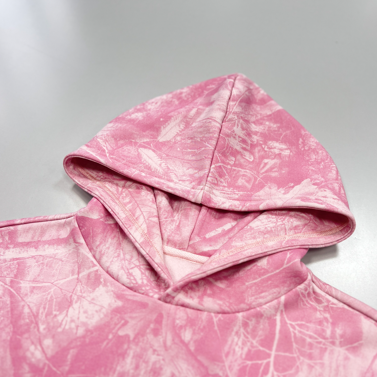 Seek:Find Heavyweight Pink Camo Fleece Hoodie