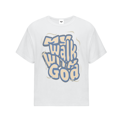 “My Walk With God” Streetwear Oversized T-Shirt