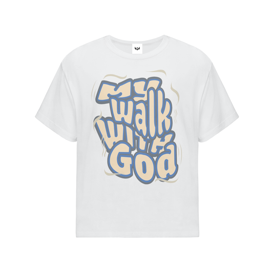 “My Walk With God” Streetwear Oversized T-Shirt