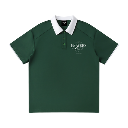 Prayer Club Raglan Polo Shirt