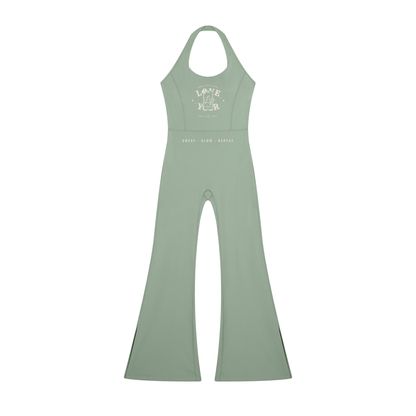 Women’s Halter Flared Jumpsuit "L.Y.L"