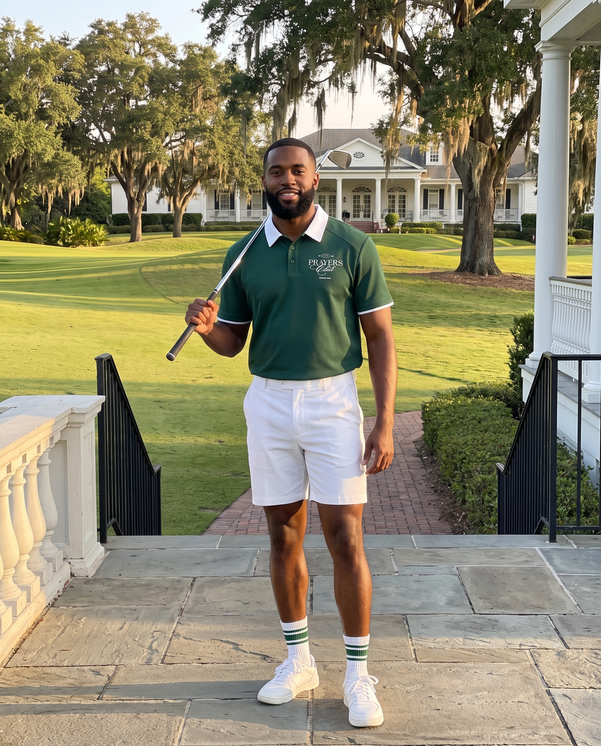 Prayer Club Raglan Polo Shirt