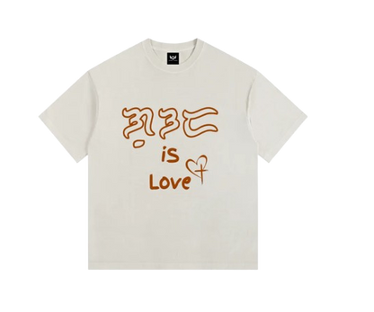 Big & Tall "God is Love" Oversized Vintage Washed T-Shirt