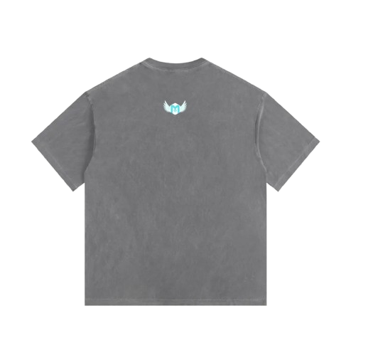 Big & Tall "God is Love" Oversized Vintage Washed Cotton T-Shirt
