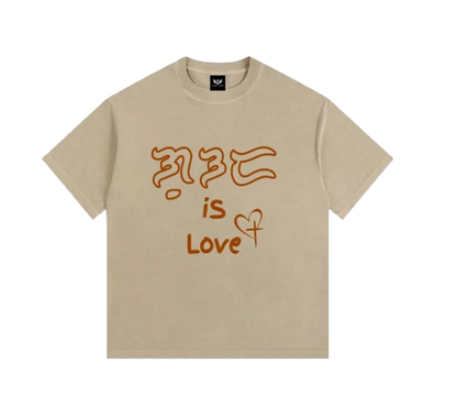 Big & Tall "God is Love" Oversized Vintage Washed T-Shirt
