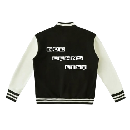 "God Dean List" Varsity Jacket