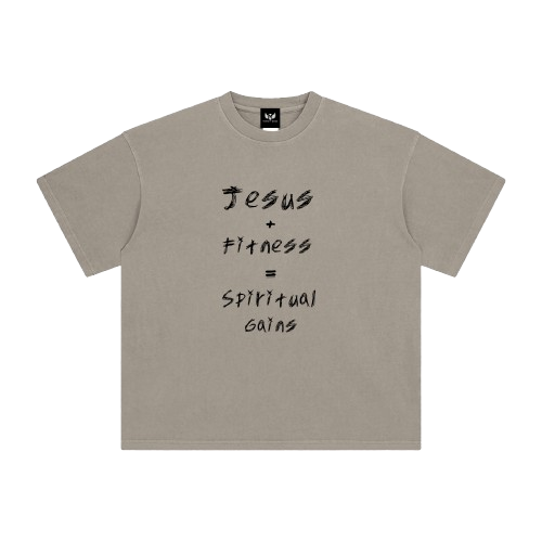 Jesus + Fitness Washed T-Shirt