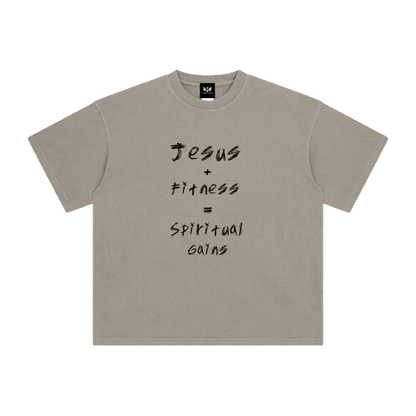 Jesus + Fitness Washed T-Shirt