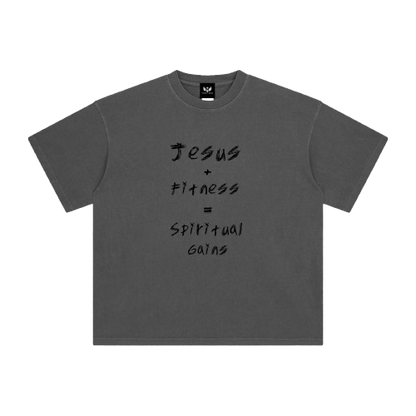 Jesus + Fitness Washed T-Shirt