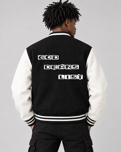 "God Dean List" Varsity Jacket