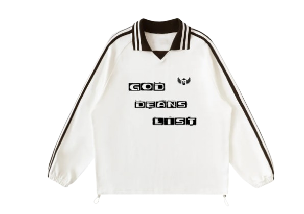 God Dean List's Lapel Collar Sweatshirt