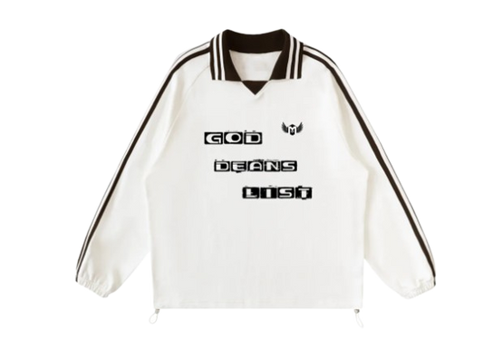 God Dean List's Lapel Collar Sweatshirt