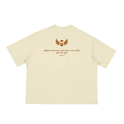 "God Is Love" Loose Boxy Tee