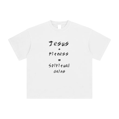 Jesus + Fitness Washed T-Shirt