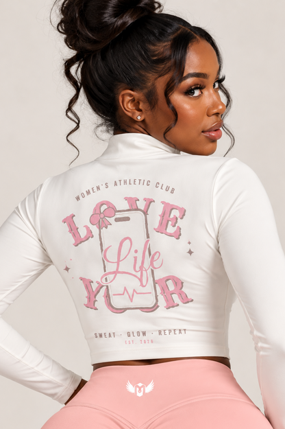 Women’s Crop Yoga Sports Jacket