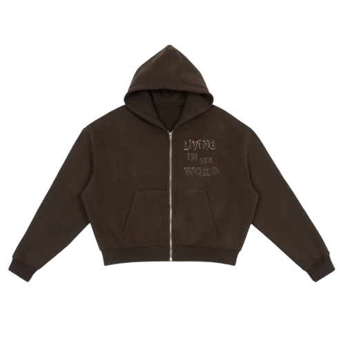"Living In His Word" Men Boxy Hoodie