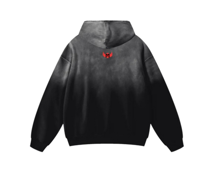 "Confidence" Is The Medicine For Fear Heavyweight Sunfade Oversized Hoodie