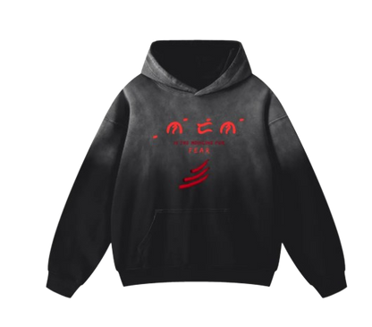"Confidence" Is The Medicine For Fear Heavyweight Sunfade Oversized Hoodie