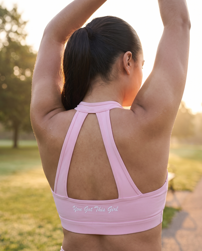 Women's Halter Cropped Sports Bra