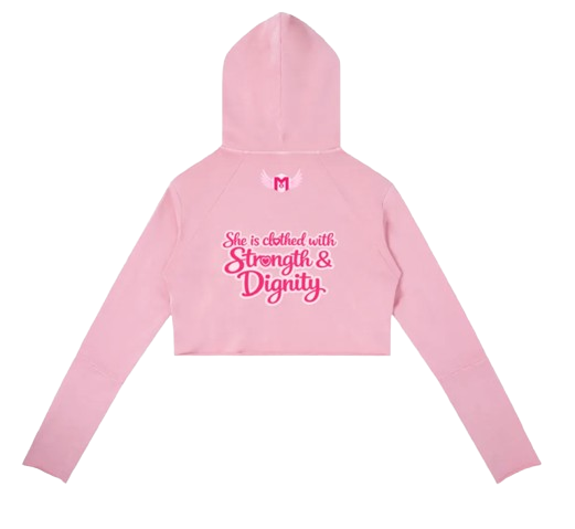 Vintage Washed Cropped Edge Hoodie
