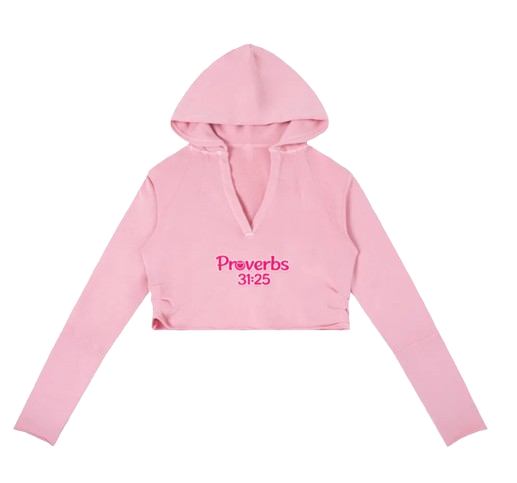 Vintage Washed Cropped Edge Hoodie