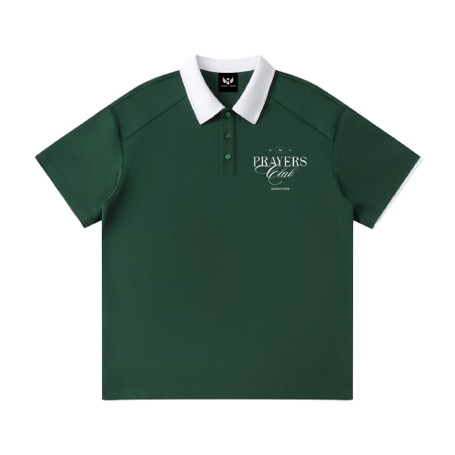 Prayer Club Raglan Polo Shirt