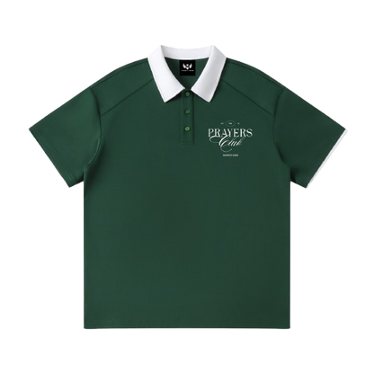 Prayer Club Raglan Polo Shirt