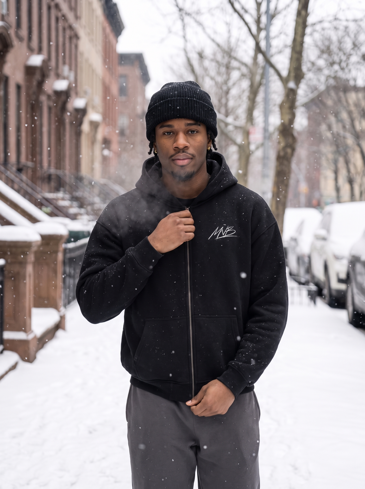 Praise On Repeat Double-Zip Hoodie (Unisex)