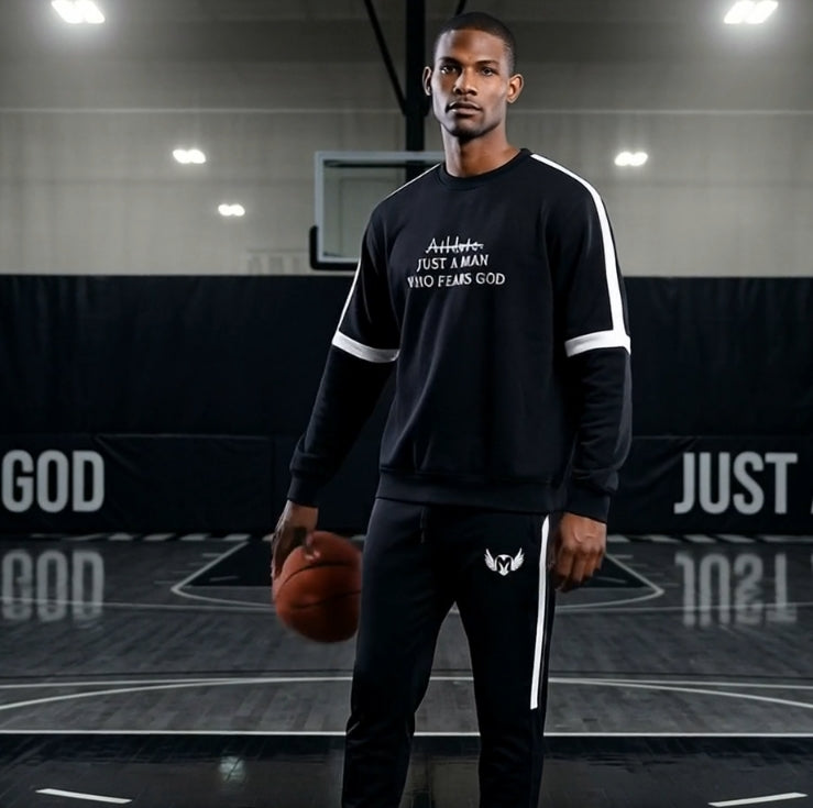 Big & Tall Athlete Oversized Taped Sweatshirt