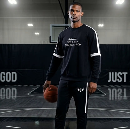 Big & Tall Athlete Oversized Taped Sweatshirt