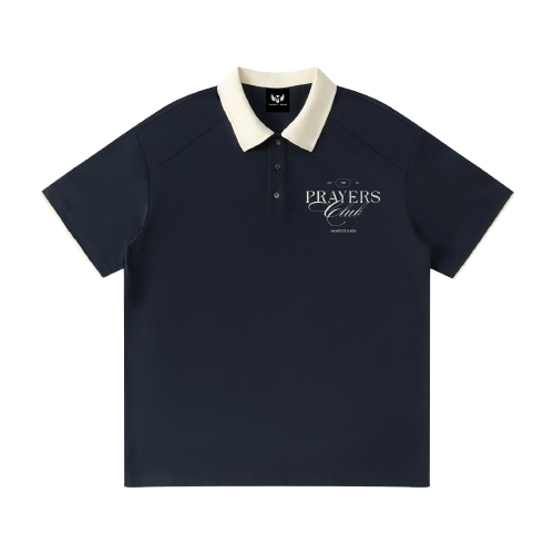Prayer Club Raglan Polo Shirt