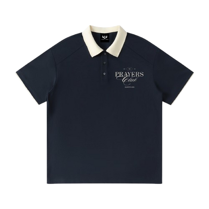 Prayer Club Raglan Polo Shirt