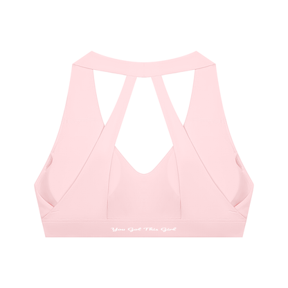 Women's Halter Cropped Sports Bra