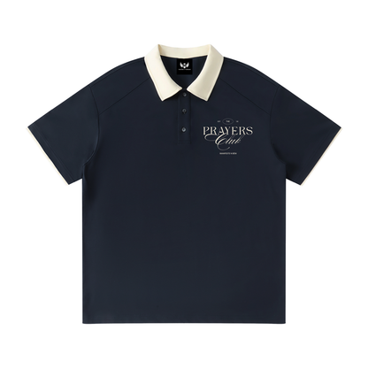 Prayer Club Raglan Polo Shirt