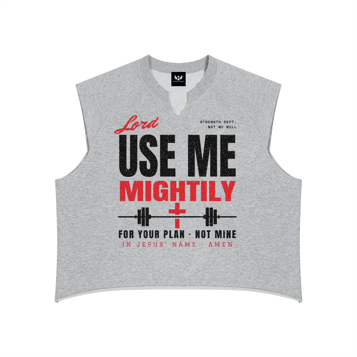 Men’s Boxy Raw Hem Tank Top