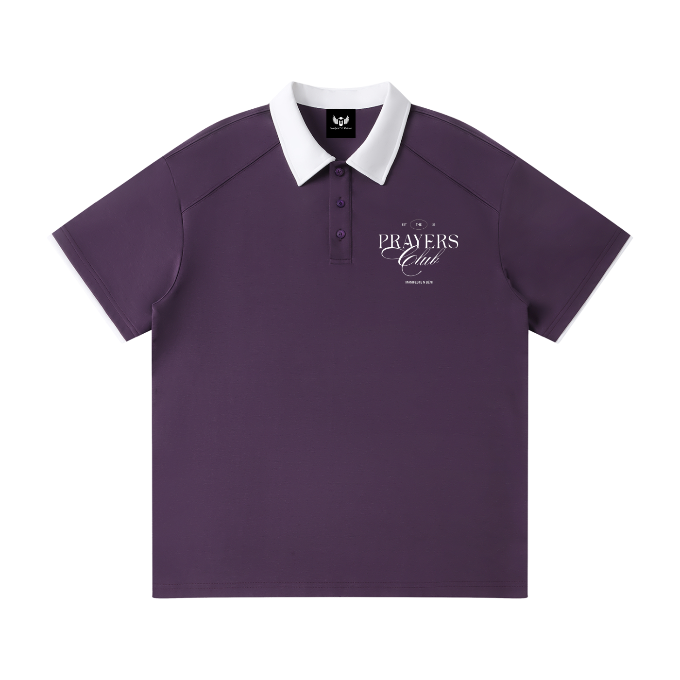 Prayer Club Raglan Polo Shirt