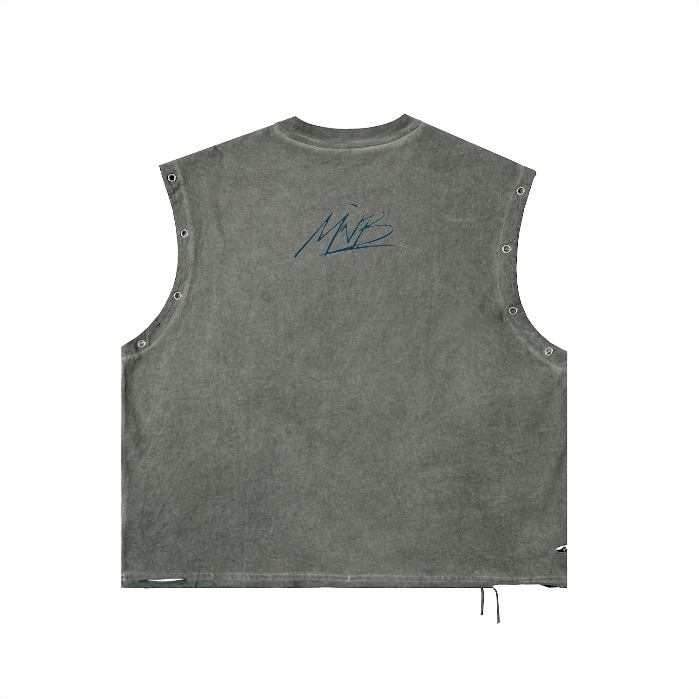 MÑB Distressed Eyelet “The Prayers Club”  Tank Top